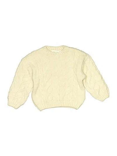 Pre-owned Zara Kids' Pullover Sweater In Ivory