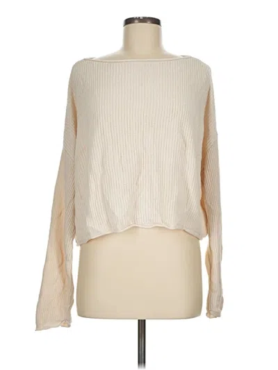 Pre-owned Zara Pullover Sweater In Ivory