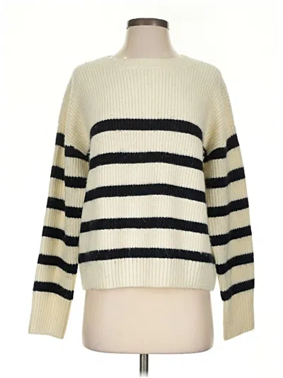 Pre-owned Zara Pullover Sweater In Ivory