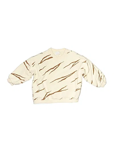 Pre-owned Zara Kids' Pullover Sweater In Ivory