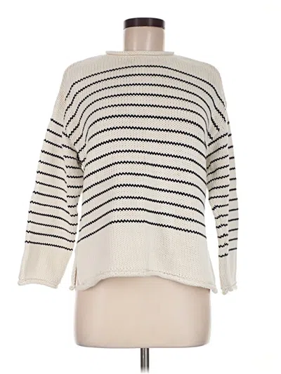 Pre-owned Zara Pullover Sweater In Ivory