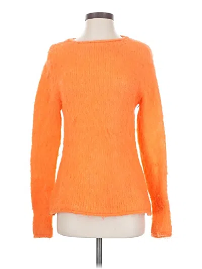 Pre-owned Zara Pullover Sweater In Orange