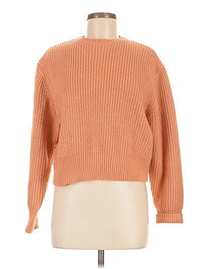 Pre-owned Zara Pullover Sweater In Orange