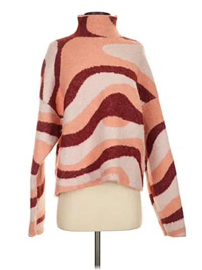 Pre-owned Zara Pullover Sweater In Orange