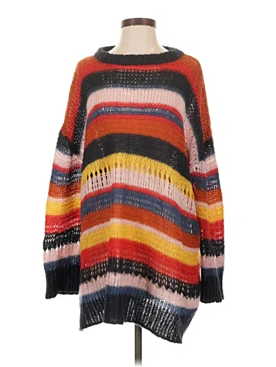 Pre-owned Zara Pullover Sweater In Orange