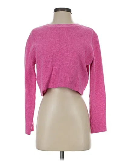 Pre-owned Zara Pullover Sweater In Pink