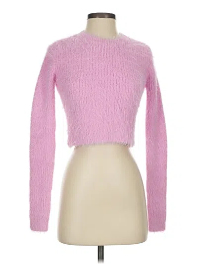 Pre-owned Zara Pullover Sweater In Pink