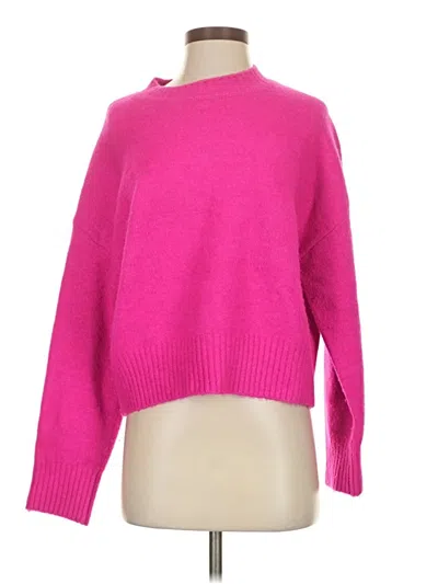 Pre-owned Zara Pullover Sweater In Pink