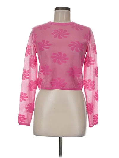 Pre-owned Zara Pullover Sweater In Pink
