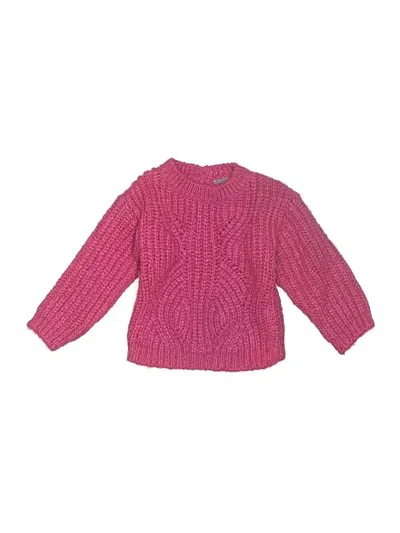 Pre-owned Zara Babies' Pullover Sweater In Pink