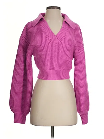 Pre-owned Zara Pullover Sweater In Pink