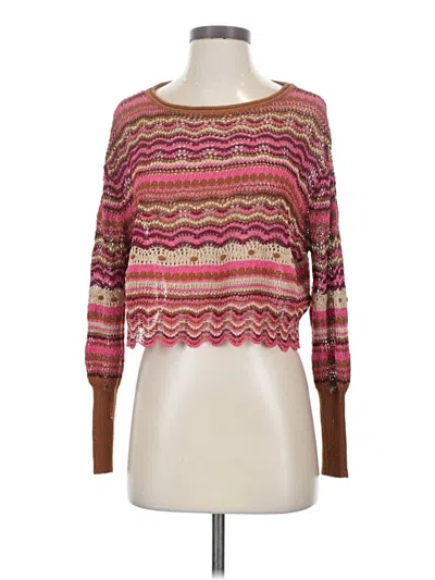 Pre-owned Zara Pullover Sweater In Pink