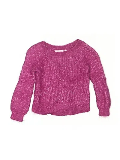 Pre-owned Zara Kids' Pullover Sweater In Pink