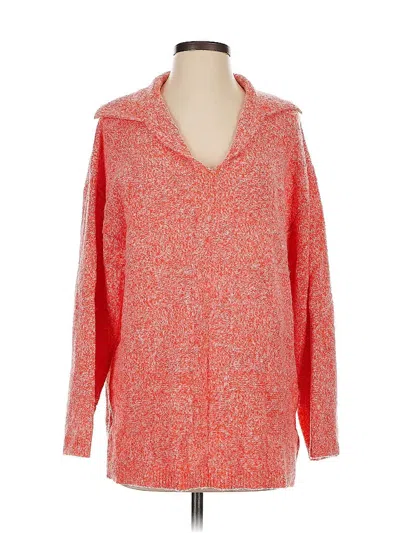 Pre-owned Zara Pullover Sweater In Red