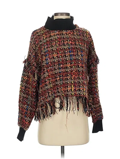 Pre-owned Zara Pullover Sweater In Red