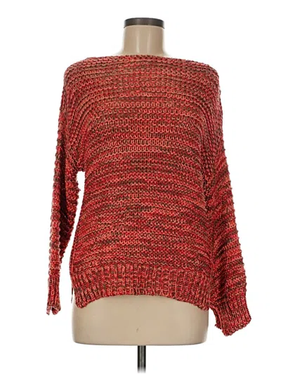 Pre-owned Zara Pullover Sweater In Red