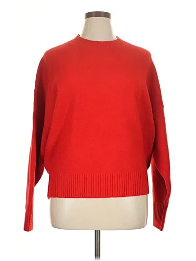 Pre-owned Zara Pullover Sweater In Red