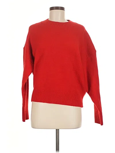 Pre-owned Zara Pullover Sweater In Red