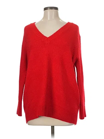 Pre-owned Zara Pullover Sweater In Red