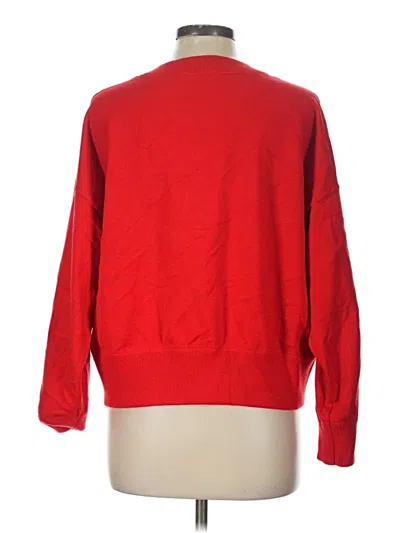 Pre-owned Zara Pullover Sweater In Red
