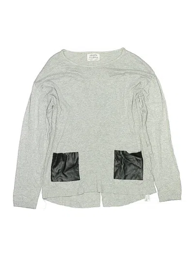 Pre-owned Zara Kids' Pullover Sweater In Silver