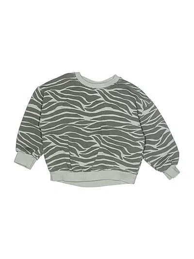Pre-owned Zara Kids' Pullover Sweater In Silver
