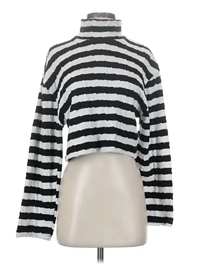 Pre-owned Zara Pullover Sweater In Silver