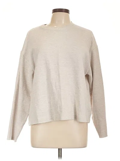 Pre-owned Zara Pullover Sweater In Silver