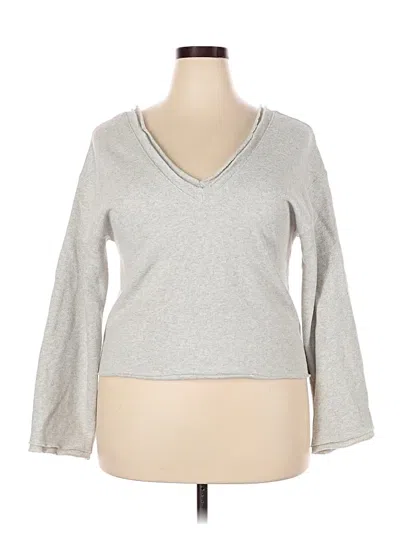 Pre-owned Zara Pullover Sweater In Silver