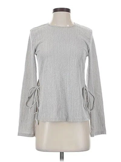 Pre-owned Zara Pullover Sweater In Silver