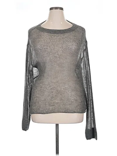 Pre-owned Zara Pullover Sweater In Silver