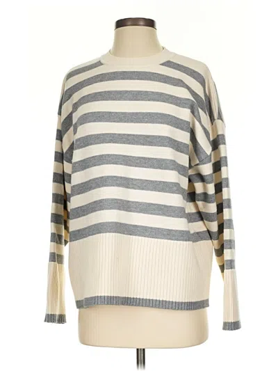 Pre-owned Zara Pullover Sweater In Silver