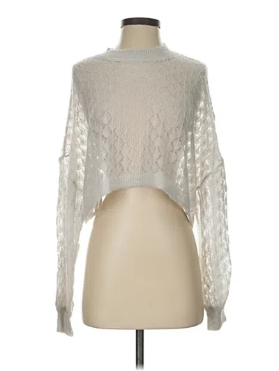 Pre-owned Zara Pullover Sweater In Silver