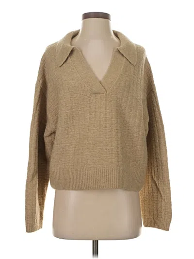 Pre-owned Zara Pullover Sweater In Tan