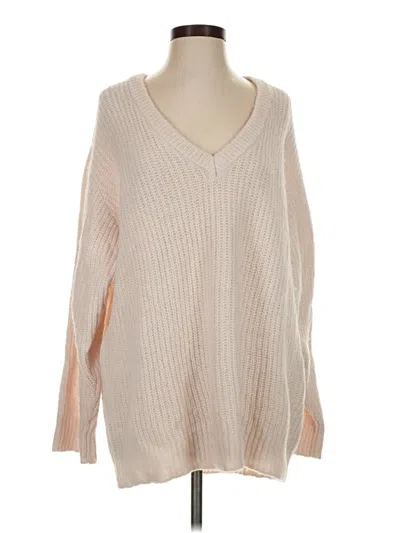 Pre-owned Zara Pullover Sweater In Tan