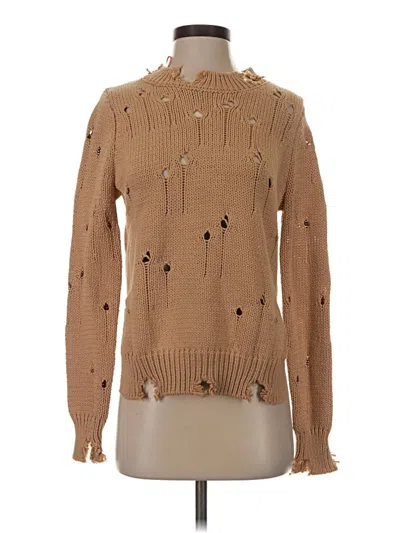 Pre-owned Zara Pullover Sweater In Tan