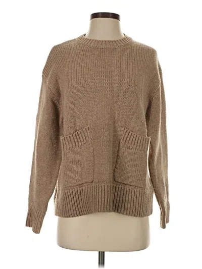 Pre-owned Zara Pullover Sweater In Tan