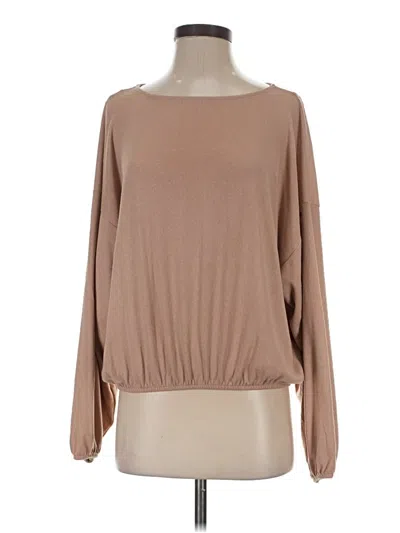 Pre-owned Zara Pullover Sweater In Tan