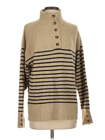 Pre-owned Zara Pullover Sweater In Tan