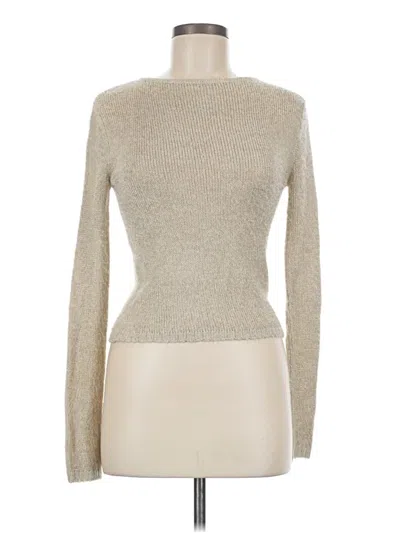 Pre-owned Zara Pullover Sweater In Tan