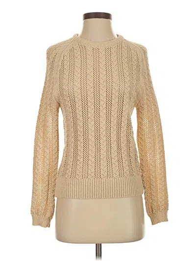 Pre-owned Zara Pullover Sweater In Tan