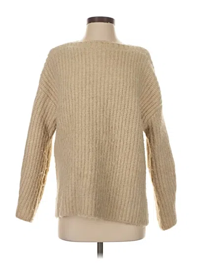 Pre-owned Zara Pullover Sweater In Tan