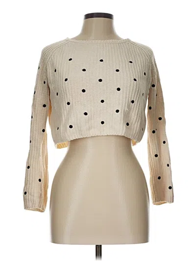 Pre-owned Zara Pullover Sweater In Tan
