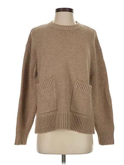 Pre-owned Zara Pullover Sweater In Tan