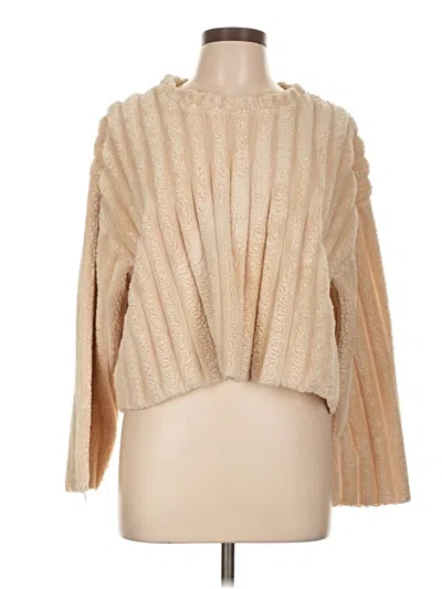 Pre-owned Zara Pullover Sweater In Tan