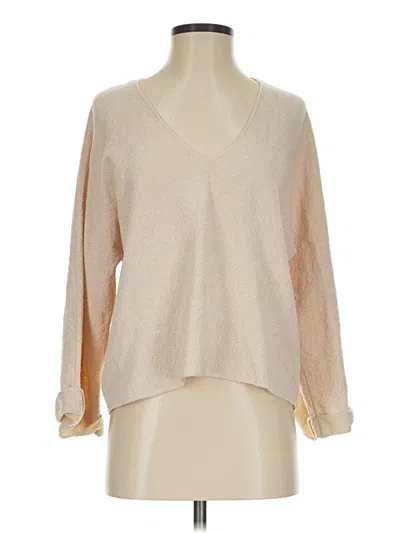 Pre-owned Zara Pullover Sweater In Tan