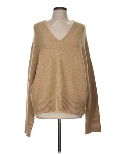 Pre-owned Zara Pullover Sweater In Tan