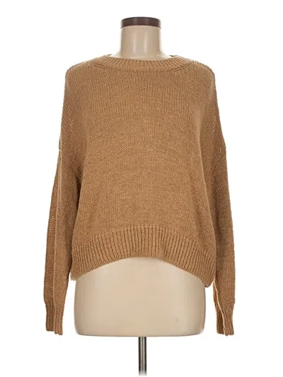 Pre-owned Zara Pullover Sweater In Tan