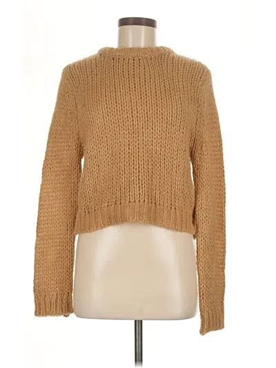 Pre-owned Zara Pullover Sweater In Tan