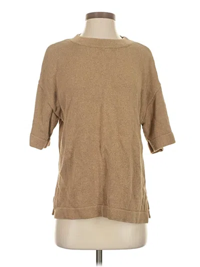 Pre-owned Zara Pullover Sweater In Tan